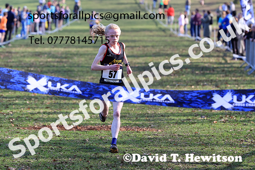 Women under-20s 2025 UK CAU Inter Counties Cross Country Champs., Wollaton Park, Nottingham. Photo: David T. Hewitson/Sports for All Pics